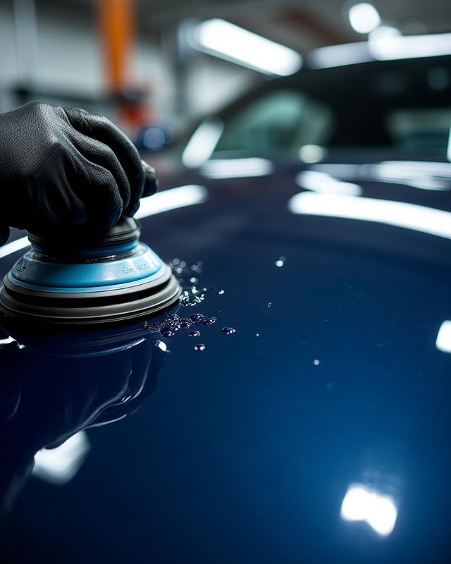 精密なディテーリング作業